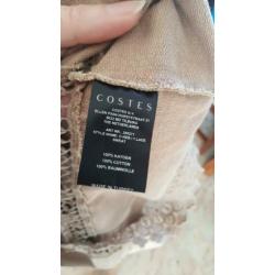 ZGAN beige truitje van COSTES Mt L 42/44, trui, top, shirt
