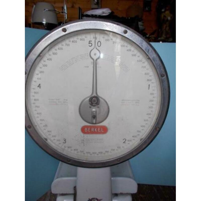 Vintage BERKEL BAKKZER/SLACHTER WEEGSCHAAL