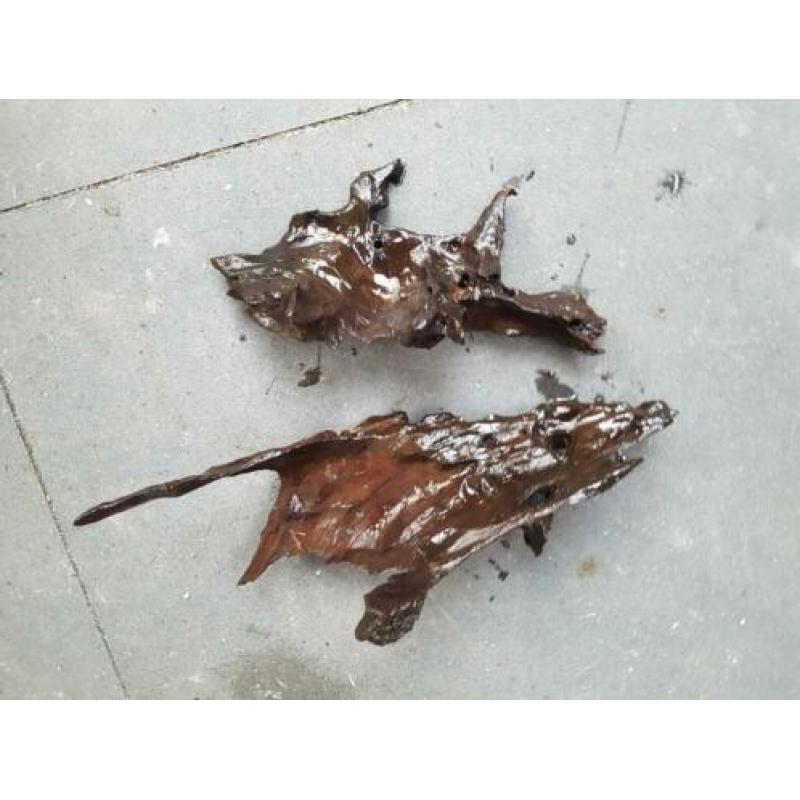 Aquarium hout en steen