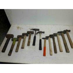 Diverse bankhamers 300 tot 2000 gram en mokers