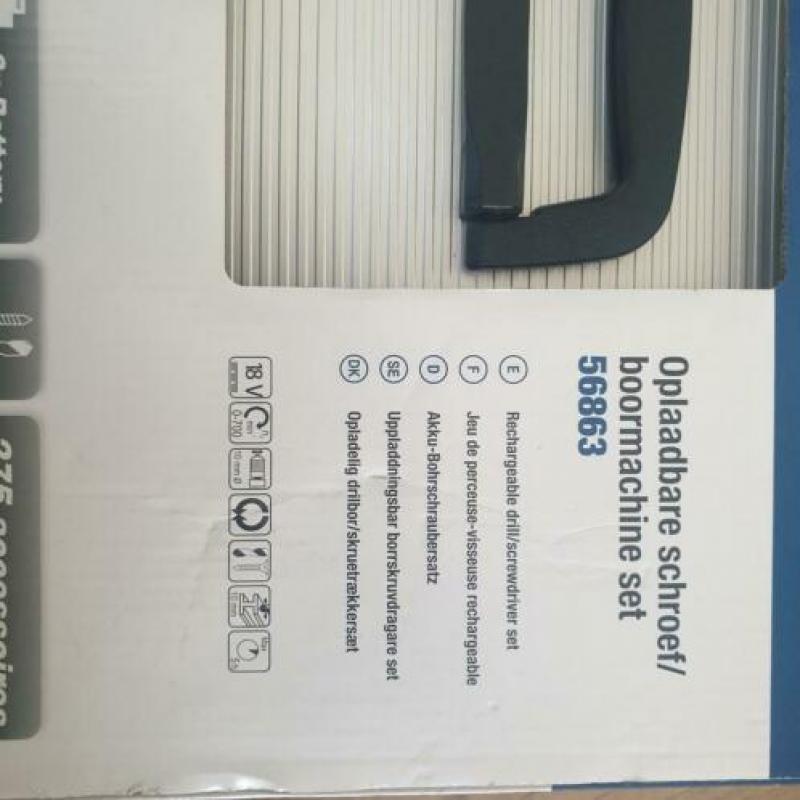 Splinter nieuwe boormachine set oplaatbare