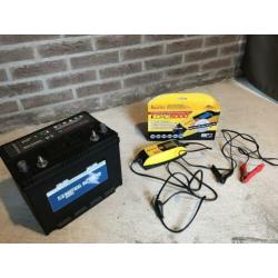 MF 75Ah accu + accu druppellader