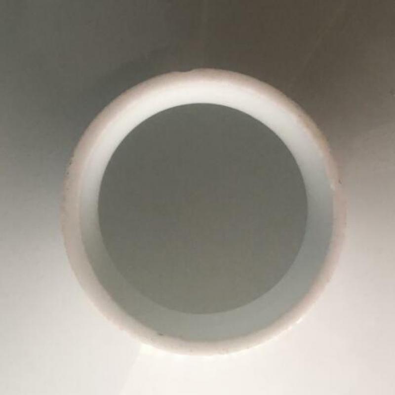 Antieke glazen lampenkap melkglas opaline D24 H9