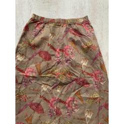 Gave lange vintage rok maat 38 M
