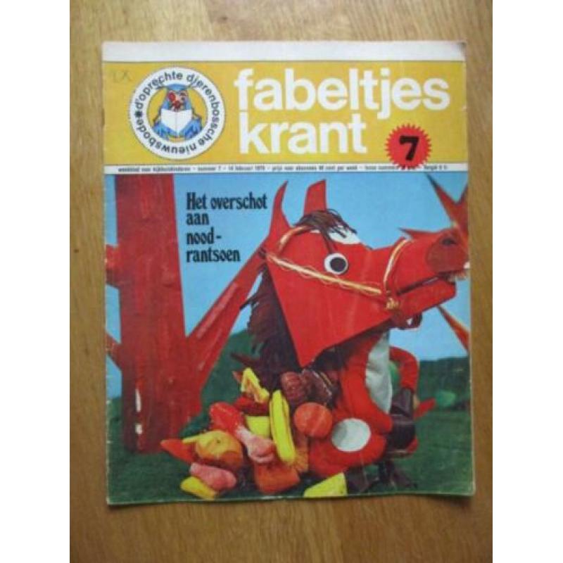 Fabeltjeskrant weekbladen nummer 6t/m24, 07-02tot20-06 1970
