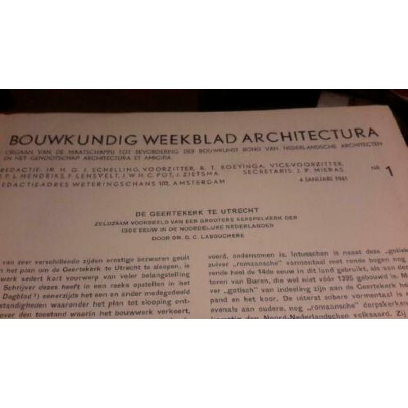 Bouwkundig weekblad Architectura 1941