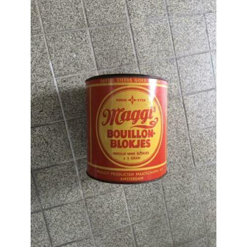 Vintage Maggi winkel blik