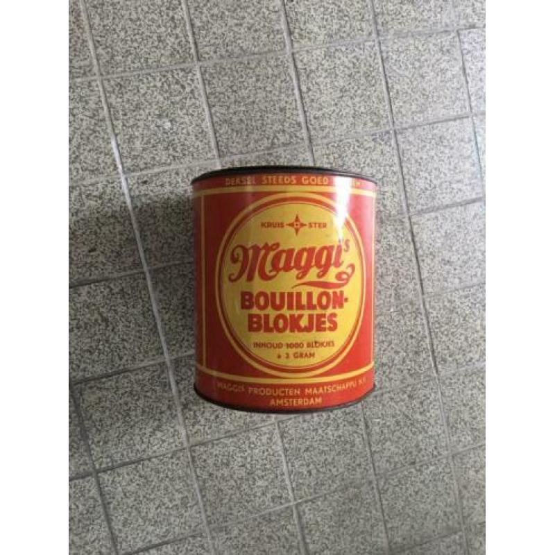 Vintage Maggi winkel blik