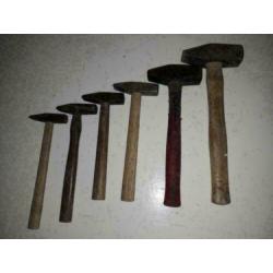 Diverse bankhamers 300 tot 2000 gram en mokers
