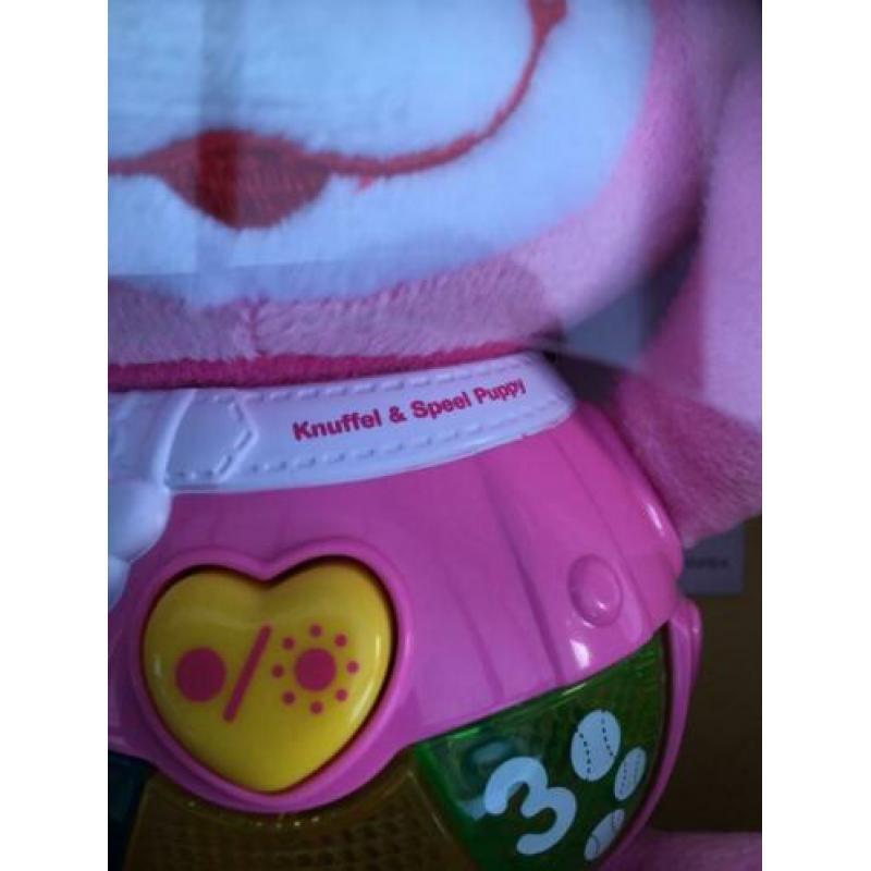 Vtech knuffel en speel puppy nieuw roze