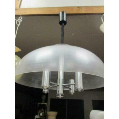 space age design hanglamp 55 cm mat kunststof jaren 70 retro