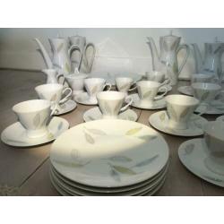 Jaren ‘60 Koffieservies Rosenthal Form 2000 Bunte Blätter