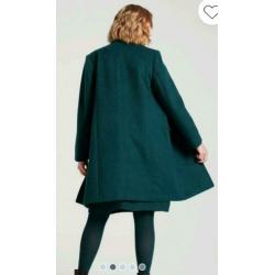 Didi jas wol wollen groen mt 48 Nieuw !