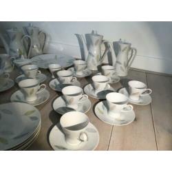Jaren ‘60 Koffieservies Rosenthal Form 2000 Bunte Blätter