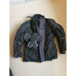 Complete motor rei set. Met oa jas broek helm handschoenen
