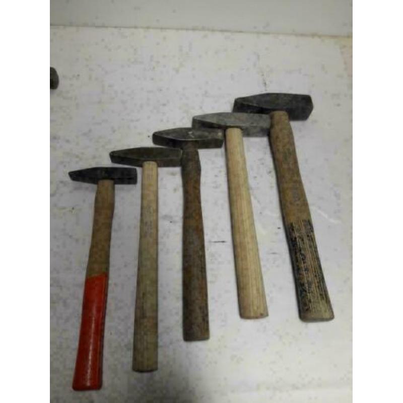 Diverse bankhamers 300 tot 2000 gram en mokers