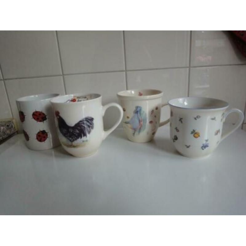??Mok, beker 11 stuks mokken allerhande drinkbeker aardewerk