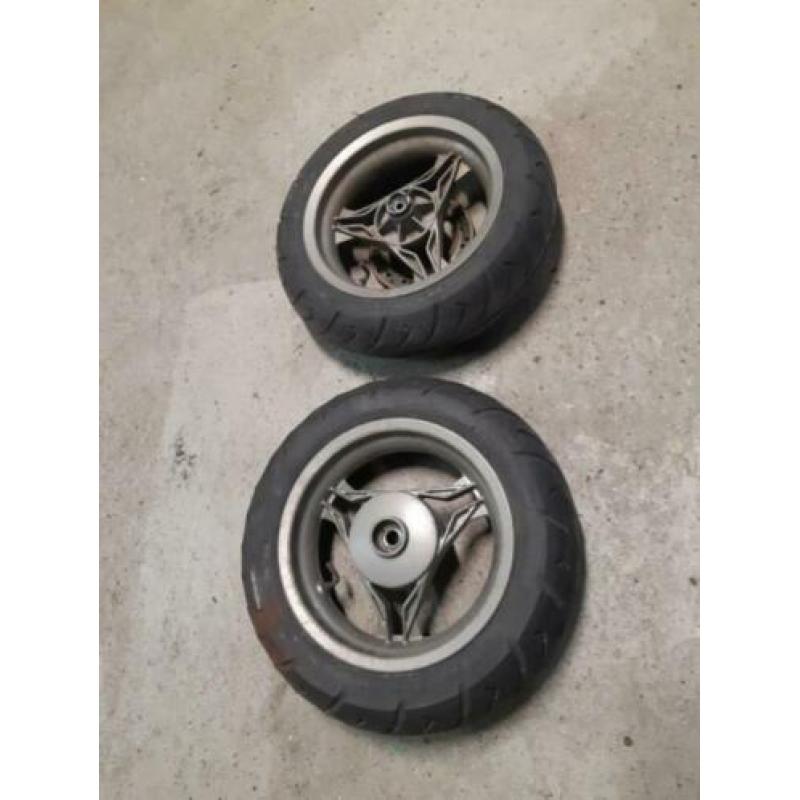 Sachs SX1 set wielen NETTE STAAT (ook voor Generic scooter)
