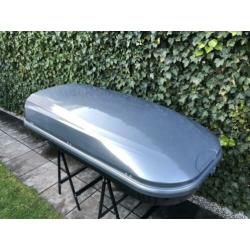 Hele GROTE Dakkoffer 580L Hoogglans Antraciet 195x95x44 cm