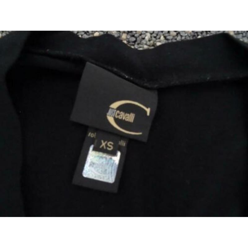 cavalli shirt zwart xs