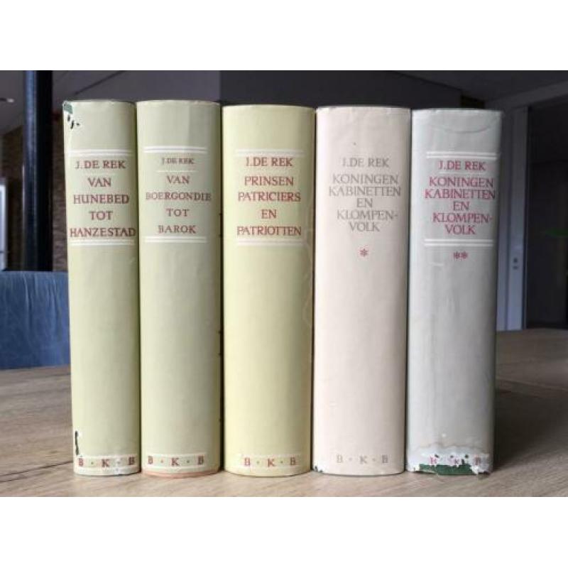 J. de Rek, vijf boeken over onze vaderlandse geschiedenis.