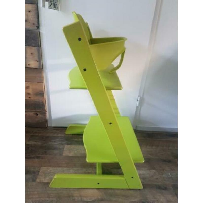Mooie Stokke tripp trapp stoel triptrap trip trap limegroen