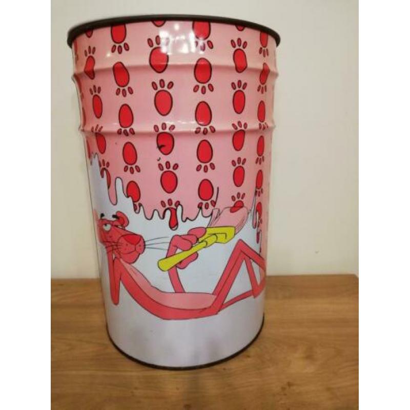 The pink panther blikken ton met dienblad-de roze panter