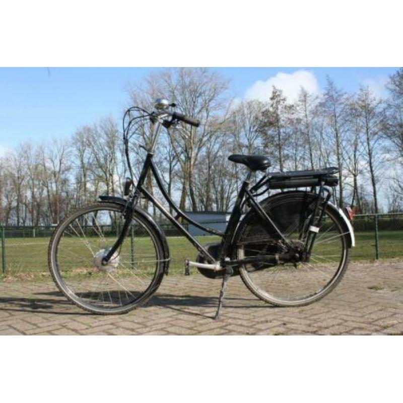 Elektrische weduwe fiets/e bike 53 cm.