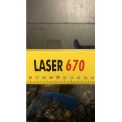 Laser 670 incl staander en doos