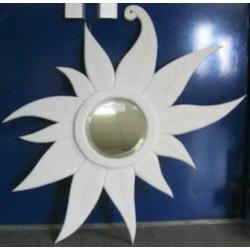Zon lijst met Spiegel (facet) - 110 cm - Nieuw bij TTM Wonen