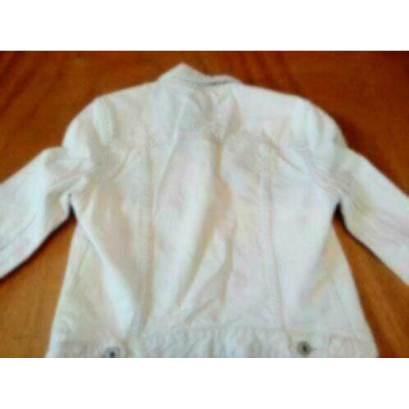 Zara jeansjasje/jas/jack maat 36/38/S beige used look zgan