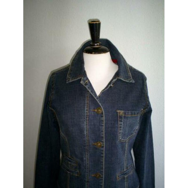 als nieuw!!! LADIES CHOICE spijkerjasje met elastan mt. 38