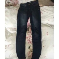 Donkerblauwe jeans