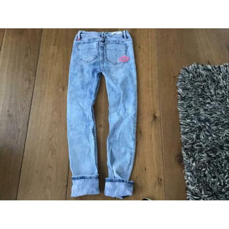 Stoere jeans spijker broek skinny slimfit CoolCat 134 140