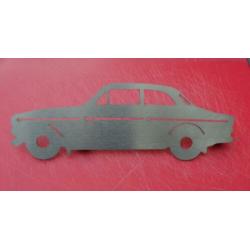 metalen RVS Volvo Amazon 121 122S 122 bord [nieuw]