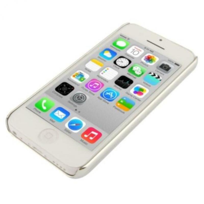 Luipaard Diamant Zilver Hard Case Hoes iPhone 5C Cover