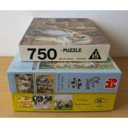 2 Puzzels Cornelis Jetses / Ot en Sien - 1000 stukjes - nr.5