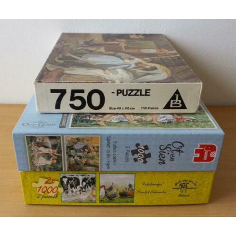 2 Puzzels Cornelis Jetses / Ot en Sien - 1000 stukjes - nr.5