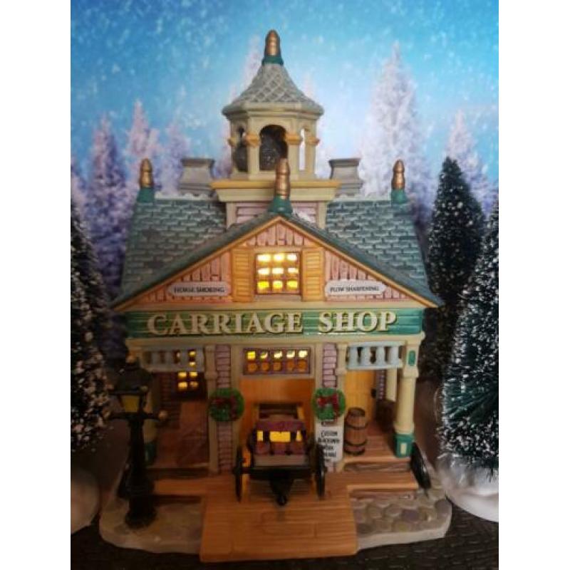 Lemax Carriage Shop kerstdorp kersthuisjes