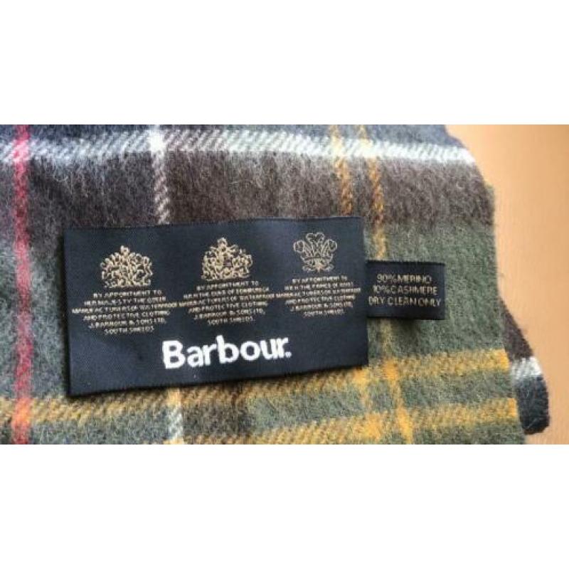 BARBOUR overhemd (S) en wollen sjaal Z .G.A.N.