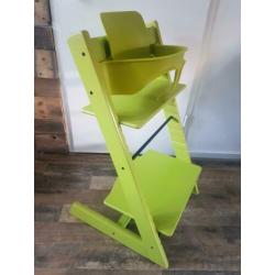 Mooie Stokke tripp trapp stoel triptrap trip trap limegroen