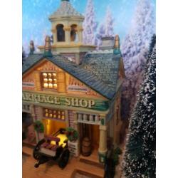 Lemax Carriage Shop kerstdorp kersthuisjes