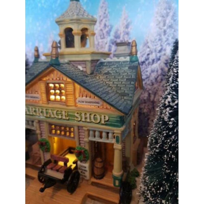 Lemax Carriage Shop kerstdorp kersthuisjes