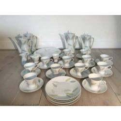 Jaren ‘60 Koffieservies Rosenthal Form 2000 Bunte Blätter