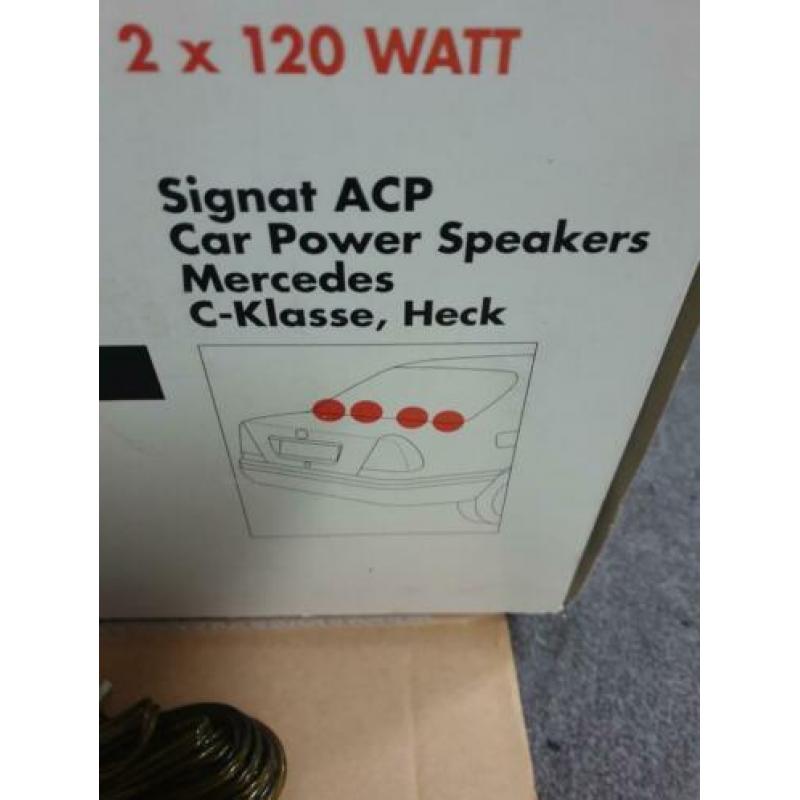 Mercedes c-klasse speaker set