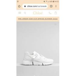 Gloednieuwe ONGEDRAGEN Chloe Chloé sonnie sneaker maat 39