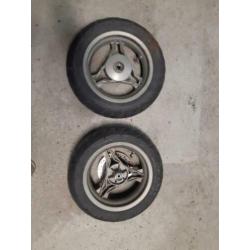 Sachs SX1 set wielen NETTE STAAT (ook voor Generic scooter)