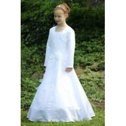 140 witte bruidsmeisje bolero jasje communie Kim
