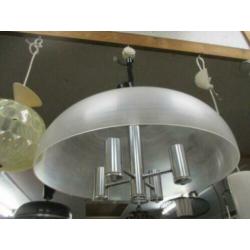 space age design hanglamp 55 cm mat kunststof jaren 70 retro