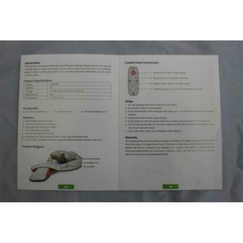 Amzdeal Multi Function Kneading Massage apparaat